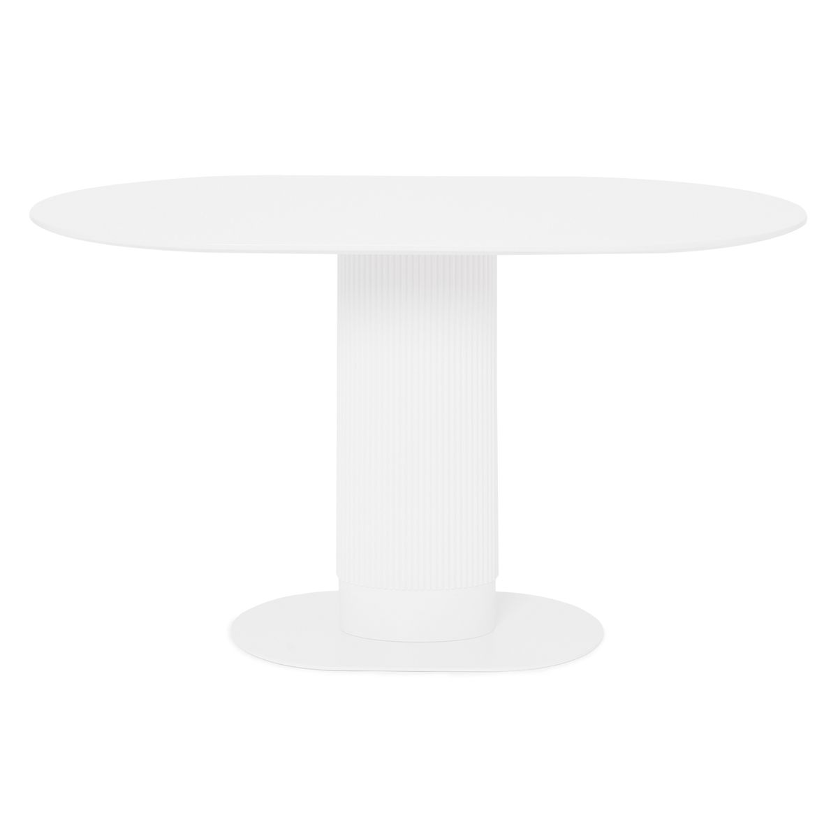 George & Mason - Milano Dining Table - White - 130cm