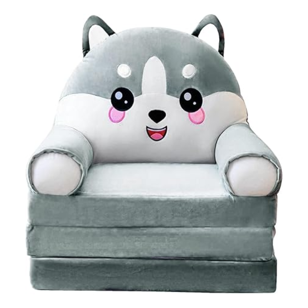 Convertible Kids Sofa - Foldable Lounger &amp; Couch in One