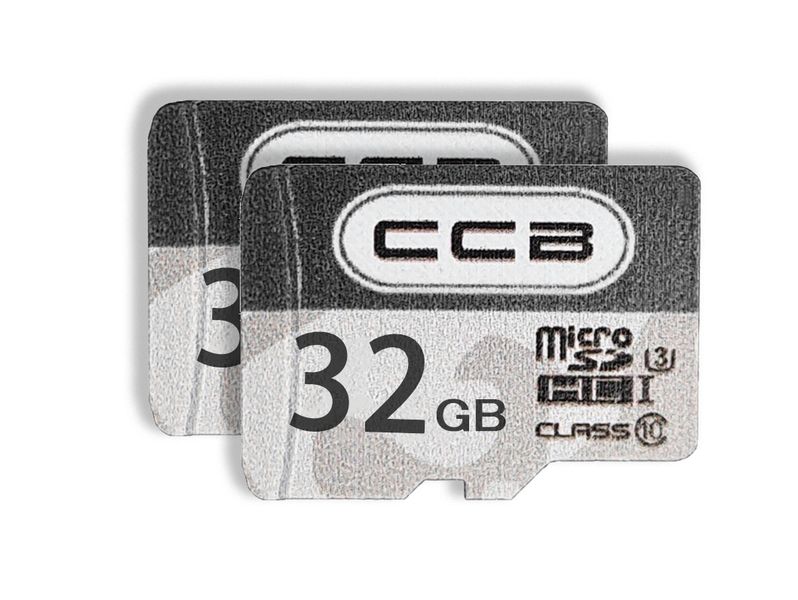 CCB 32GB SD Card 79mbps, High Speed TF Card_Pack of Two