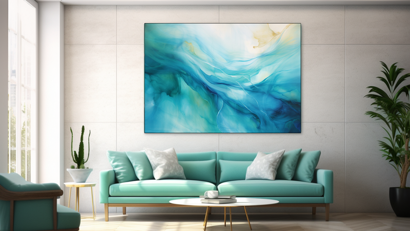 Canvas Wall Art - Healing waters abstract - JT0137