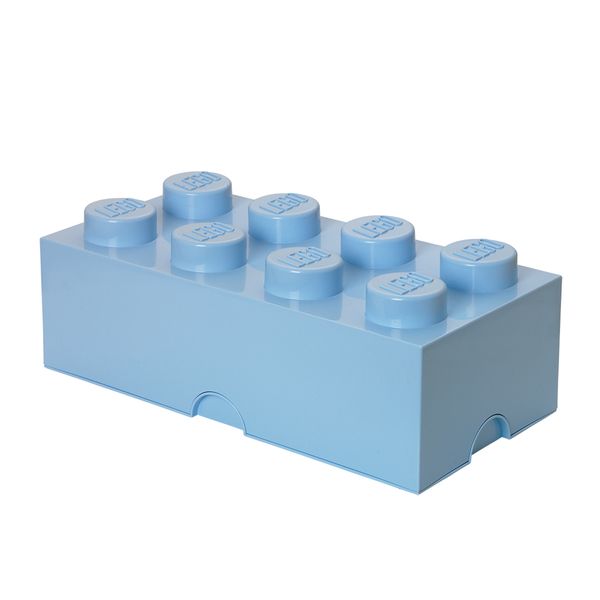 LEGO Storage Brick 8 - Light Royal Blue (50cm Long)