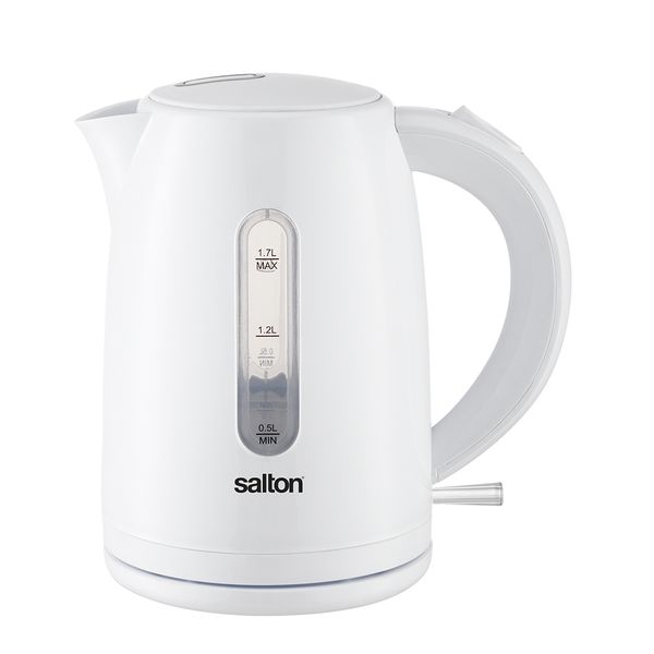 Salton White Plastic 1.7 L Kettle
