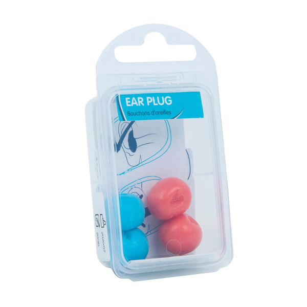 Nabaiji Malleable Swimming Ear Plugs Blue and Pink