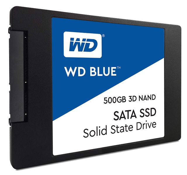 Western Digital® Blue 2.5" 500GB SATA3 3D NAND Solid State Drive