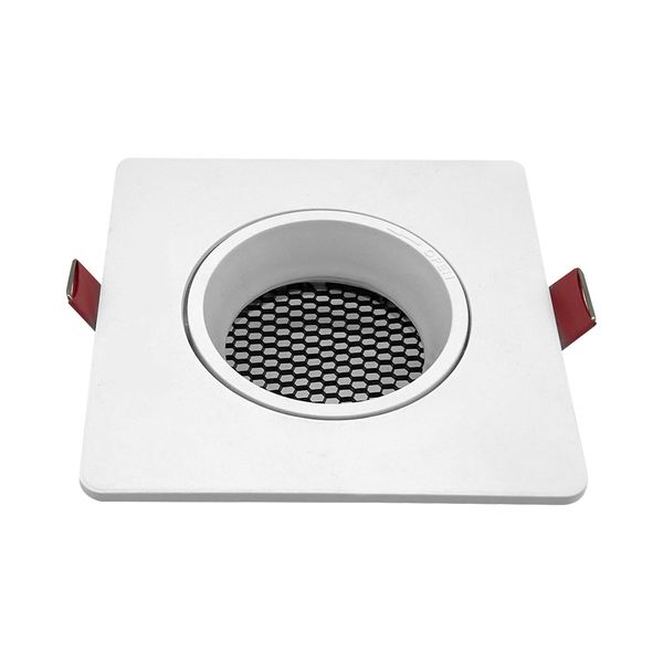 ACDC - 90mm Recessed Anti-Glare Downlight Fitting White