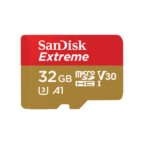 SanDisk Extreme 32GB MicroSDHC Memory Card Twin Pack