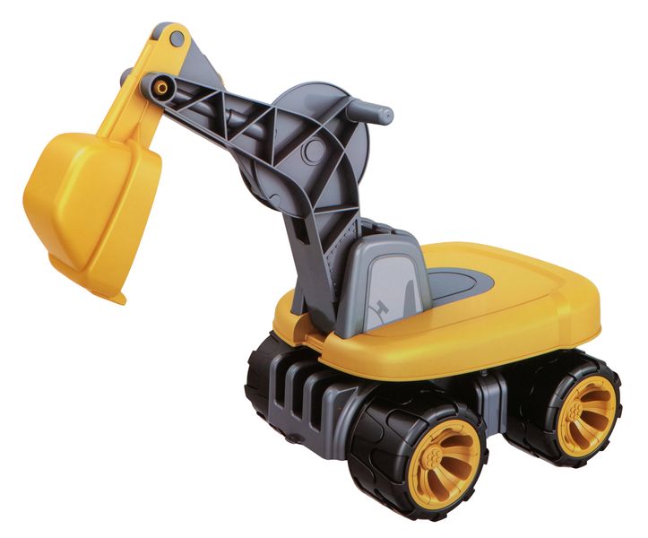 Daishin Ride-On Excavator - Yellow (55cm Tall)