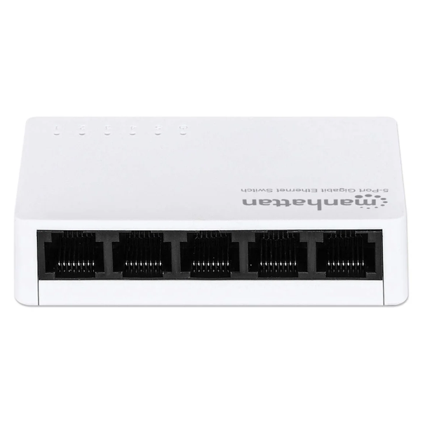 Manhattan 5 RJ45 Port Gigabit Ethernet Switch - 5 x 10/100/1000 Mbps
