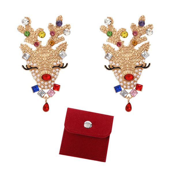 Cute Christmas Reindeer Earrings