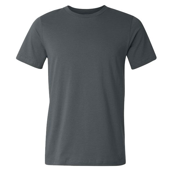 100% Cotton Short Sleeve Round Neck Regular Fit T-Shirt - Dark Grey -3 Pack