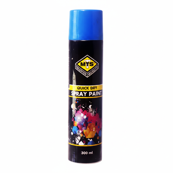 MTS - Spray Paint - Quick Dry for DIY &amp; Crafts - Electric Blue - 300ml