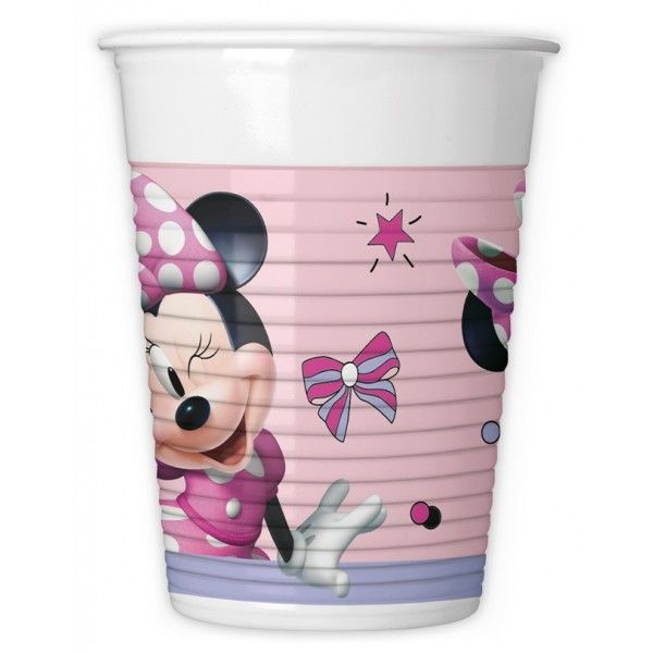 Minnie Junior Plastic Cups 200ml