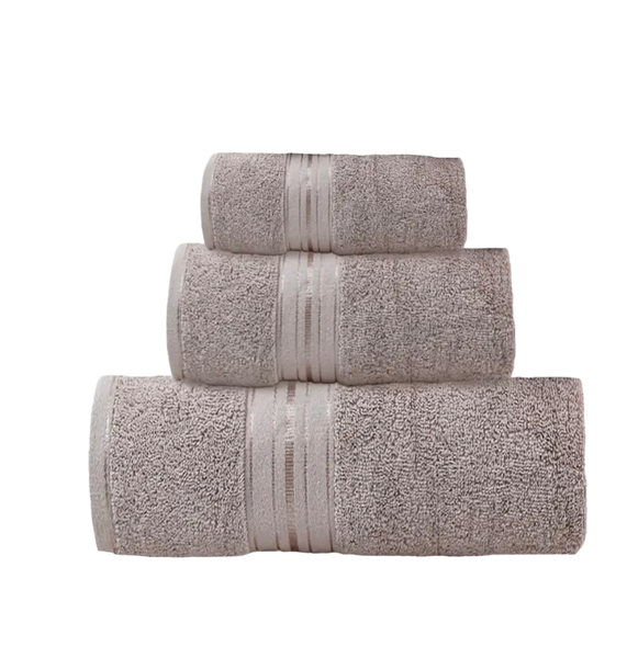 3 Pack 100% Cotton Towel Pack- Hotel Collection