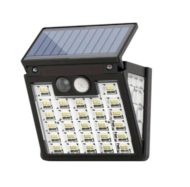 Motion Sensor Solar LED Light - Black