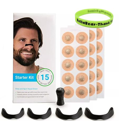 15 Day Magnetic Nose Strips for Sportman Better Oxygen Boost + Wristband Image
