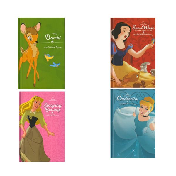 Disney Princesses Classic Book Set of 4 Books