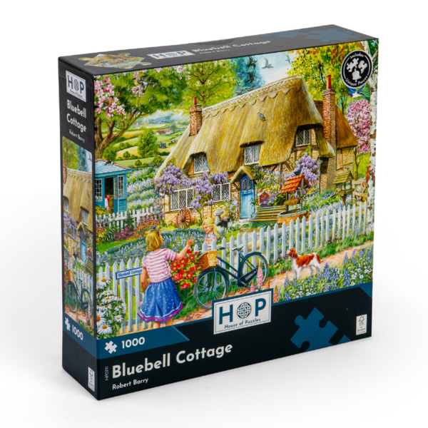 House of Puzzles - Bluebell Cottage - 1000 Piece Jigsaw Puzzle