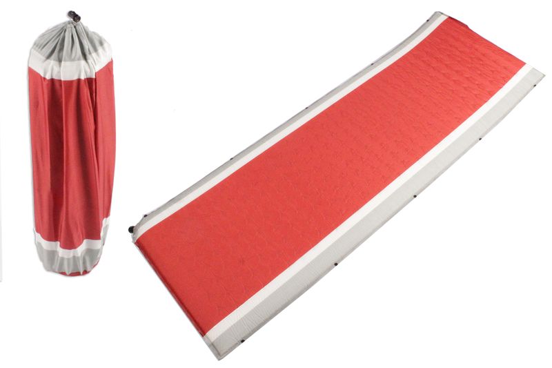 184x60cm Ultralight Self-Inflating Foam Waterproof Camping Mattress - Red