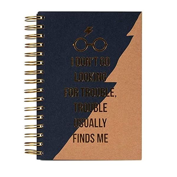 Harry Potter (Trouble Usually Finds Me) A5 Premium Notebook