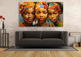 Canvas Wall Art - Kaleidoscope of Kasi Ladies Abstract - HC1043 | Shop ...