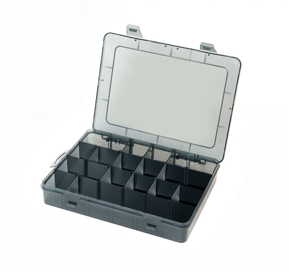 PRK SB-6011 Utility Storage Box - 24 Compartments, 225×180×40mm