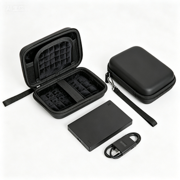 2.5-inch Portable hard drive protective case, portable external hard drive