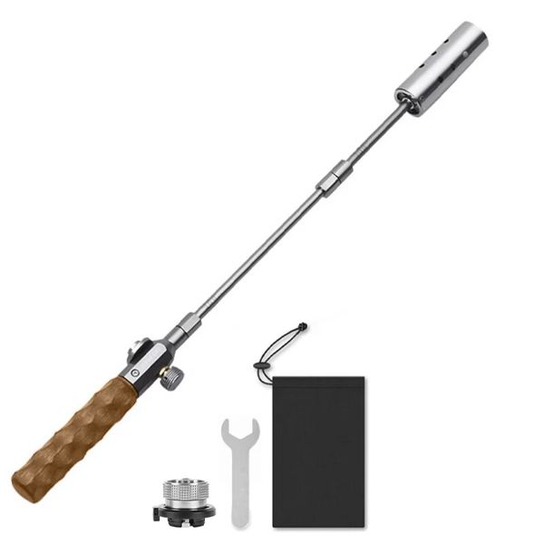 Outdoor Portable Detachable Spray Gun, Stainless Steel Camping Flamethrower