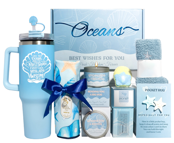 Happy Birthday Gifts for Women Mom Her Friend Relaxing Spa Gift Basket Set