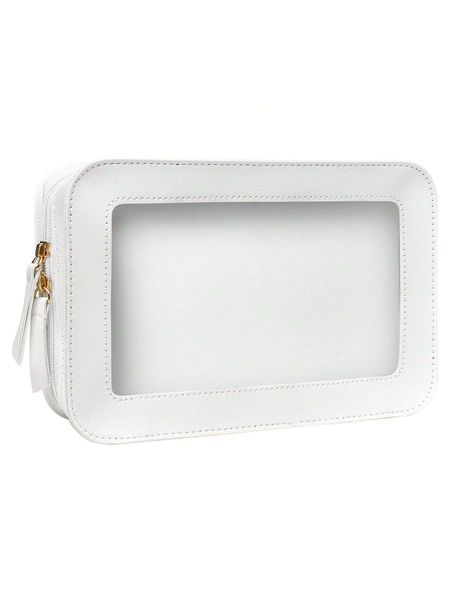 Travel Toiletry Bag - Zippered Makeup Organizer for Carry-On Essentials