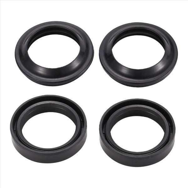 Motorcycle Front Fork Dust Seal and Oil Seal Compatible with Suzuki
