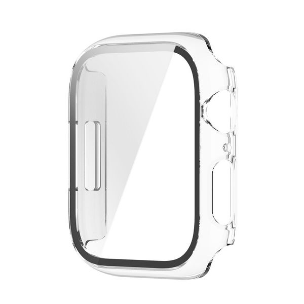 Hard Case &amp; Tempered Glass Screen Protector (41mm) compatible with Apple Watch Series 7