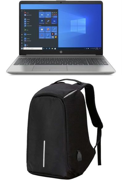 HP 250 G8 Series Silver Notebook - Intel Core i5 + ANTI THEFT LAPTOP BAG