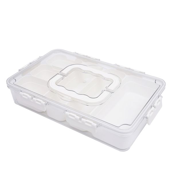6 Grid Food Condiment Container Organiser Storage