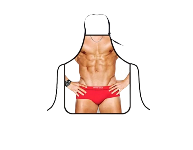 Funny Oil-Proof Red Trunck Apron