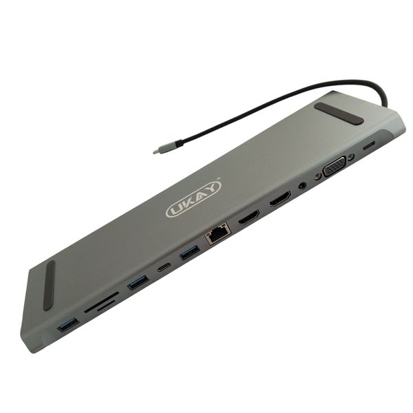 UKAY 12-in-1 USB-C HUB - High-Speed Multiport Adapter