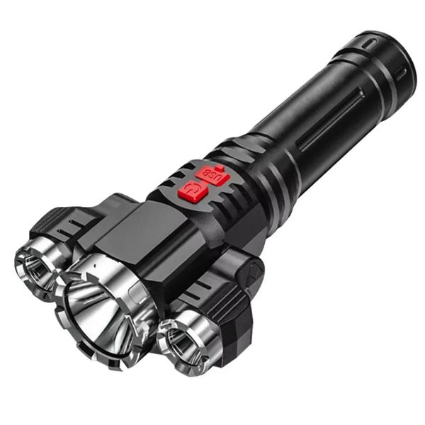 IPSTYLE 3 LED Flashlight Strong Waterproof Outdoor Camping Bike Light