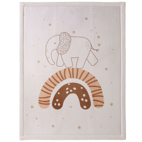 Hakuna Matte - CloudSoft Play Mat Carpet - Rainbow Elephant 170 x 120 x cm