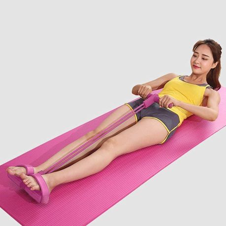 4-in-1 Fitness Yoga Mat, Pilates Ball, Ankle Puller, Jump Rope Set - Pink, Shop Today. Get it Tomorrow!