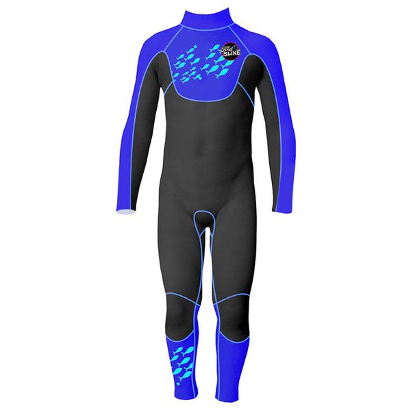 Children's Wetsuit Neoprene Diving Suit One-Piece Sun Protection 3mm