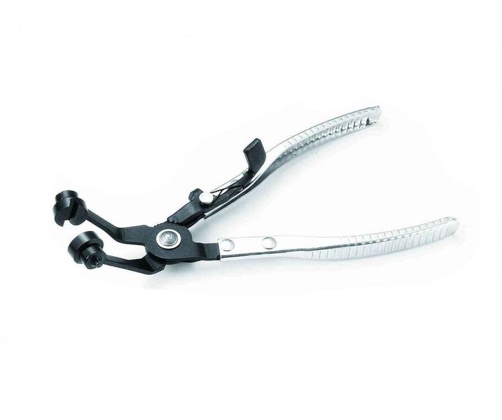 Force - Hose Clamp Pliers Angled Flat Band Lock Latch - 2 Pack