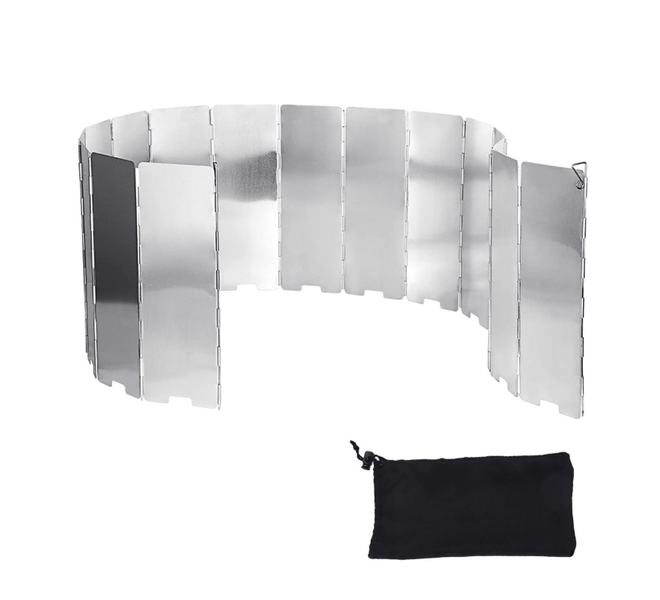 Aluminum Alloy Foldable Windshield, 16 Plates Foldable