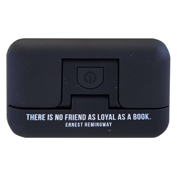 There Is No Friend As Loyal As A Book Black (Hydraulic Booklight)