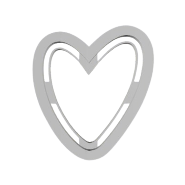 Heart Stud - Polymer Clay Cutter