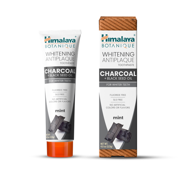 Himalaya Botanique Whitening Anti-Plaque Charcoal Toothpaste 113g