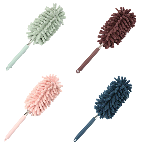 Telescopic Microfiber Dusters - Ideal for Hard-to-Reach Places - 4 Pieces