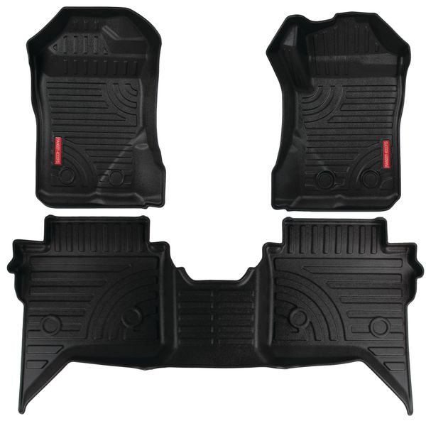 TPE Moulded Type Car Mat Set Compatible With Ford Ranger T9 (Next-Gen)