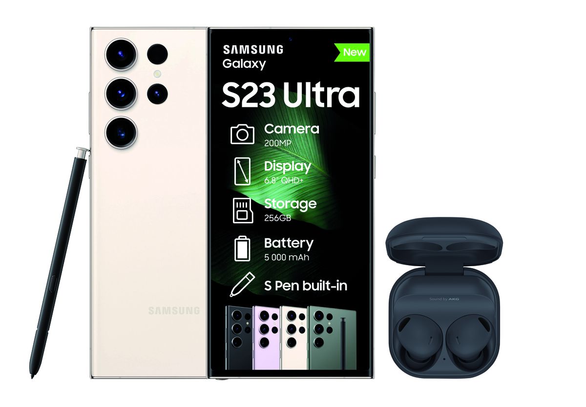 Samsung Galaxy S23 Ultra 5G 256GB Dual Sim - Cream with Buds2 Pro
