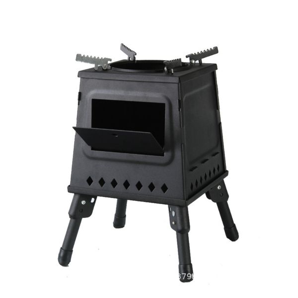 Firewood Stove BBQ Outdoor Folding Stove Portable Camping Stove