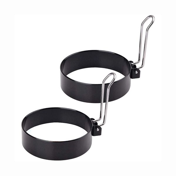 Umlozi Stainless Steel Egg Rings - 2 Pack - Foldable