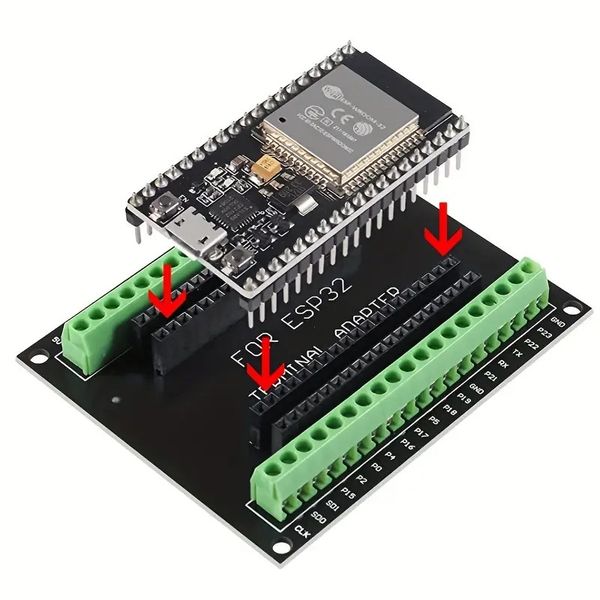 Dual-Core ESP Breakout Board Kit Compatible with 38-Pin ESP32 - YKR034